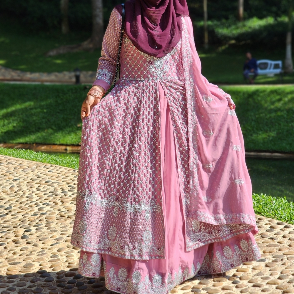 indian long party wear dress